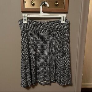 Caslon Black and White Polka Dot Skirt
